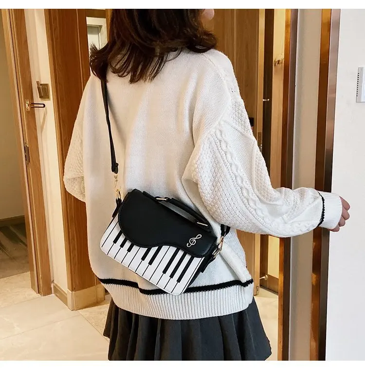 

Luxury Designer Shoulder Bag Trendy Fahion Handbags For Women Crossbody Bags Ladies Square Top-handle Sling Shoulder Bag Piano