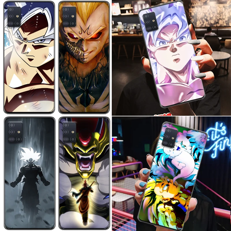 

Dragon Figure Anime Super Warrior Color Painting Phone Case For Samsung Galaxy A71 A51 4G 5G A31 A21 Coque Back Cover Carcasa