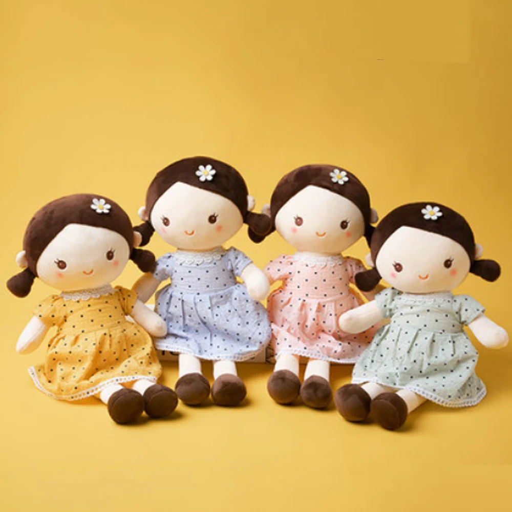 Новинка 2021 мягкая набивная кукла волнистая точка девочка принцесса рагдолл