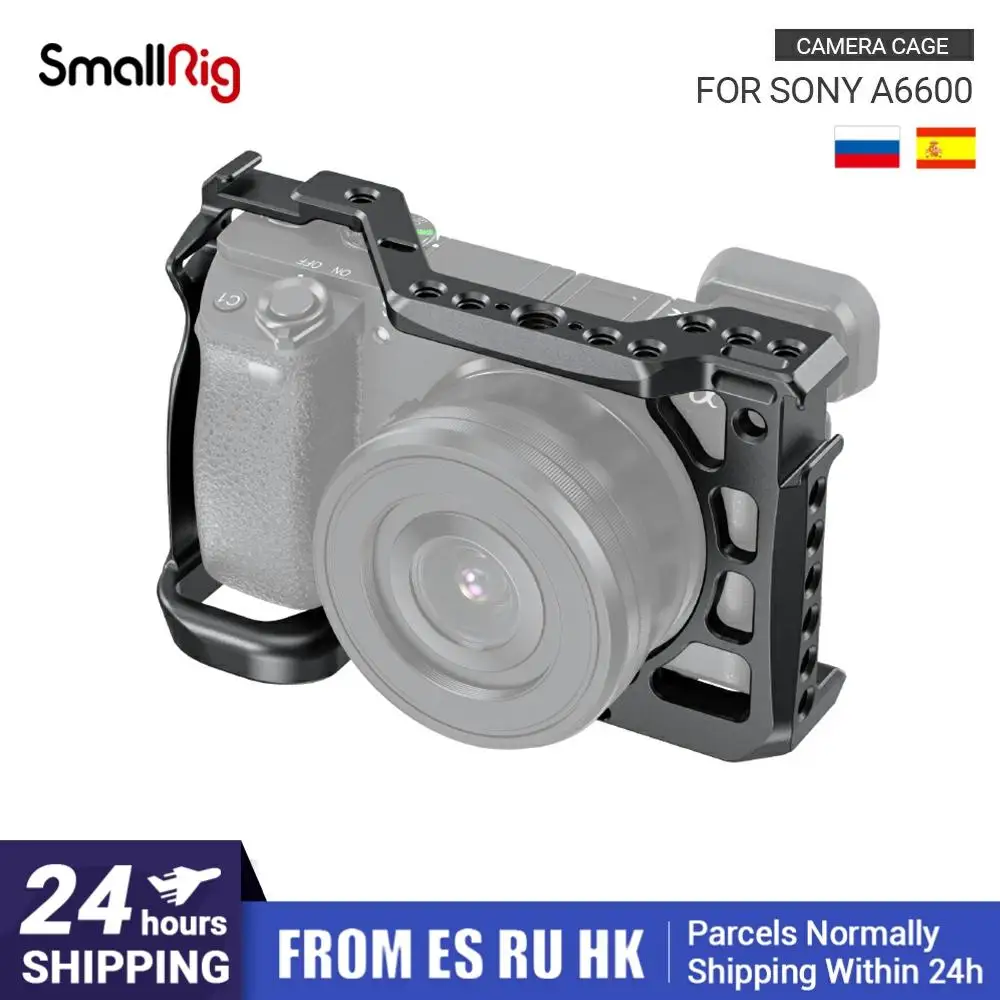 Клетка для камеры SmallRig A6600 с резьбой 1/4 дюйма-20 дюймов и 3/8 дюйма-16 ARRI аксессуаров