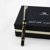 high quality jinhao 500 fountain pen ink pen nib luxury stationery vulpen pluma full metal golden clip caneta tinteiro