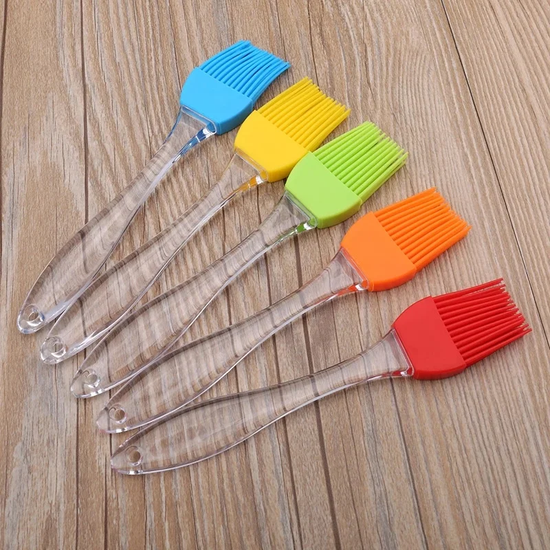 

1/5 Pcs Portable Silicone Oil Brush Grill Oil Brushes Liquid Pastry Kitchen Baking BBQ Tool Kitchen Accessories For Barbecue