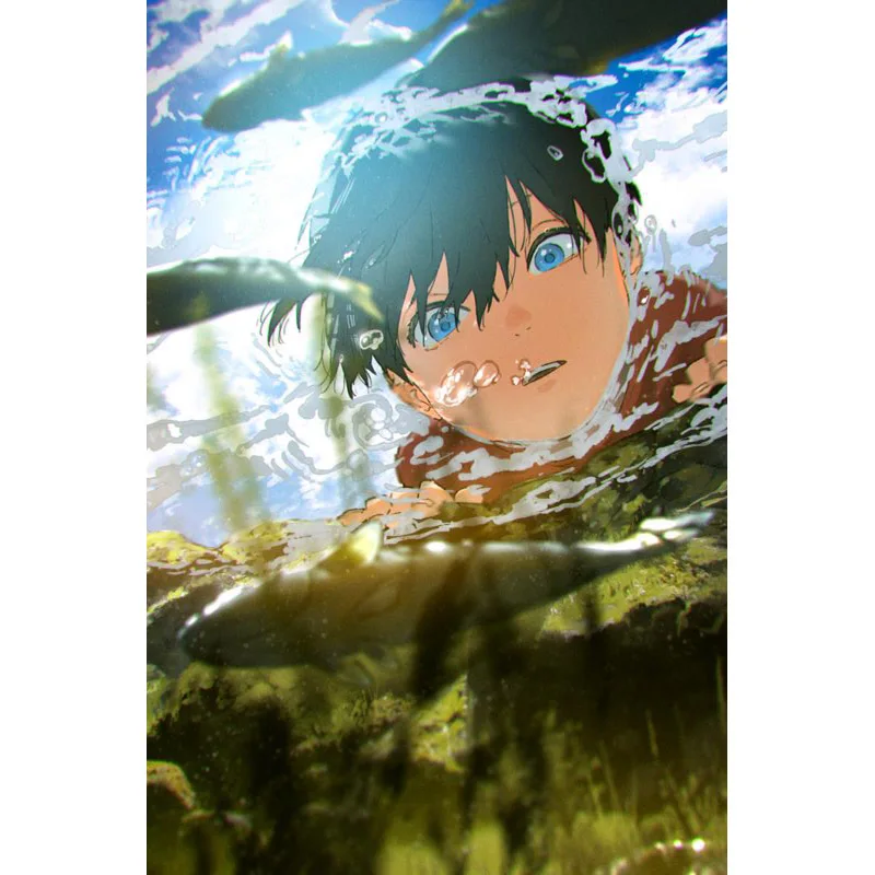 

New Arrival Nanase Haruka Anime Canvas Poster Custom Canvas Fabric Painting Poster Home Decor Cloth Fabric Wall Art Poster