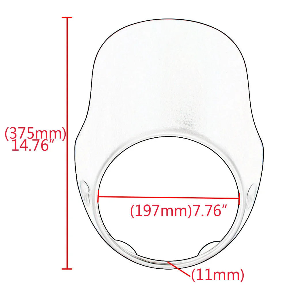 Motorcycle Cafe Racer Headlight Fairing Cowl Fit for Triumph BONNEVILLE T100 T120 SE Thruxton 900 Scrambler Benelli Leoncino 500 |