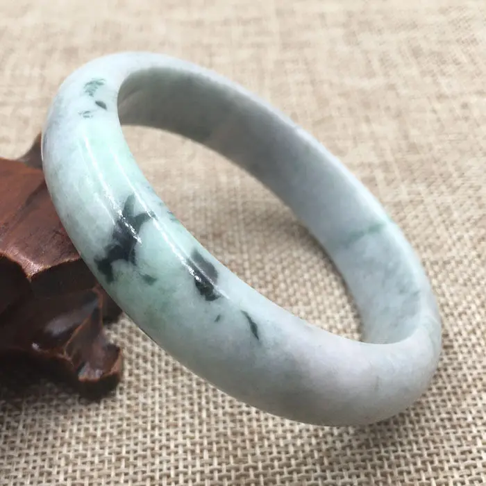 59 мм Сертифицированный класс Натуральный Лавандовый Зеленый жадеит нефрит