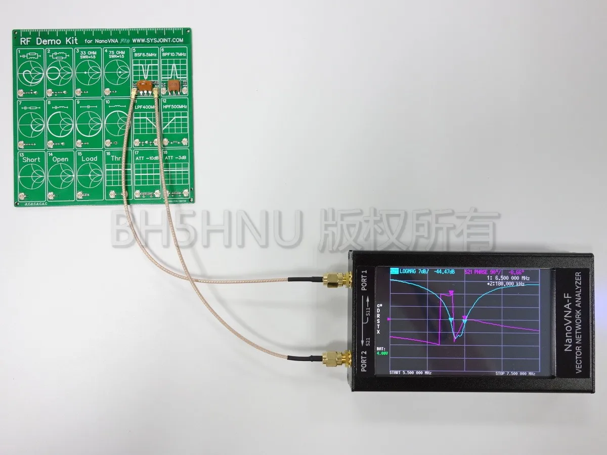 Новейшая модель; NanoVNA-F вектор сетевой анализатор VNA HF VHF UHF анализатор антенны коротковолновое 4,3 дюйма 50 k-1 ГГц встроенный 5000mA Батарея