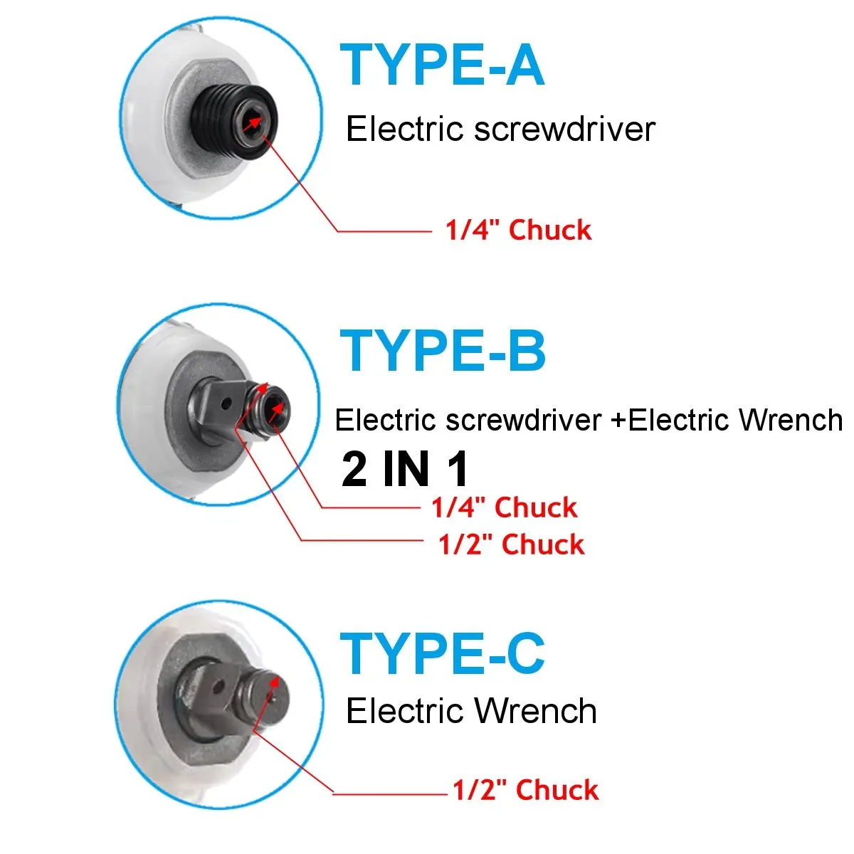 ¿2 In1 18V 520N? Destornillador eléctrico inalámbrico de 1/4 pulgadas, llave eléctrica sin escobillas de iones de litio de 1/2 pulgadas, combinado para batería Makita 300