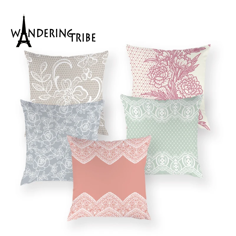 Чехол для подушки в скандинавском стиле чехол с цветочным рисунком