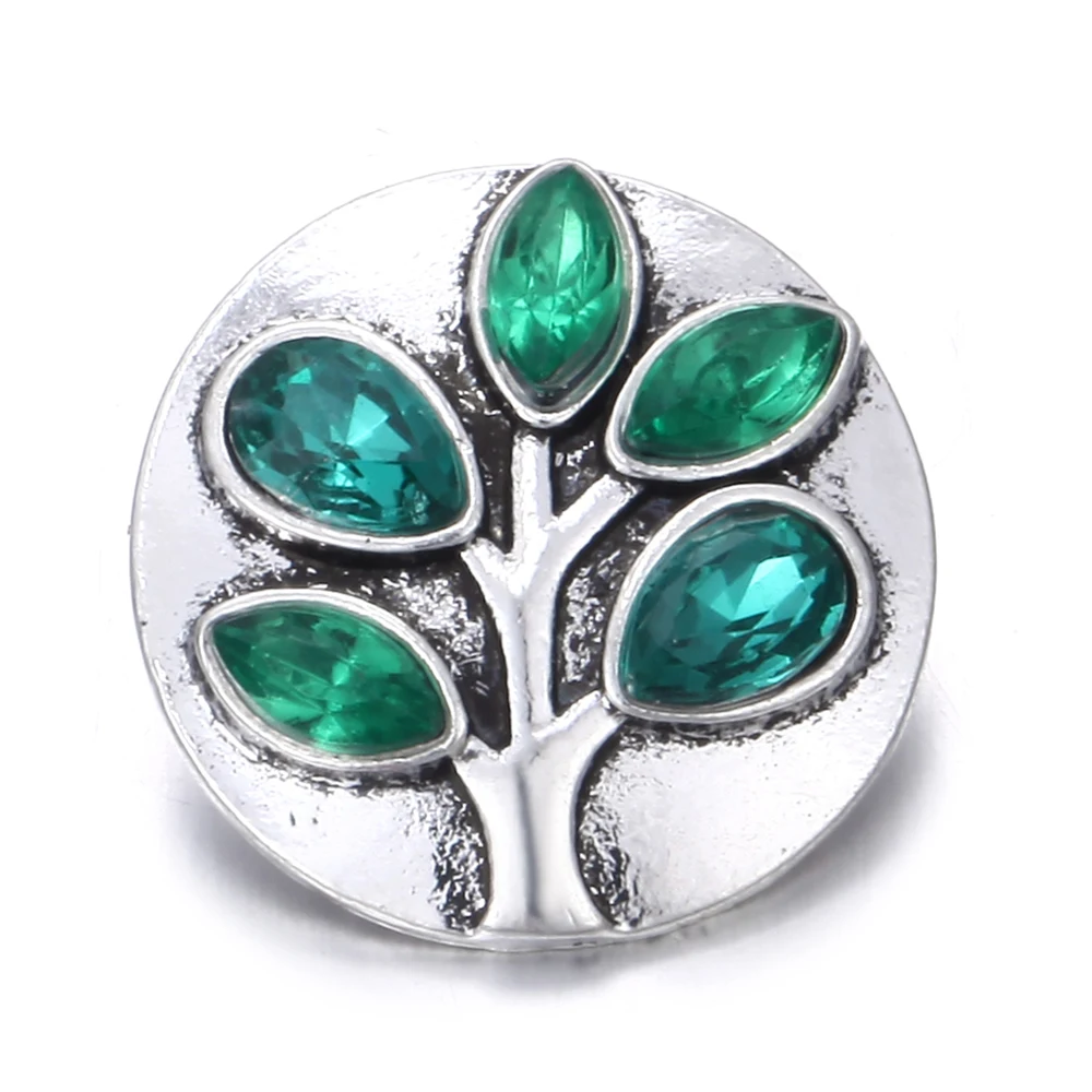 6 шт./лот новые кнопки-застежки ювелирные изделия много зеленых цветов со