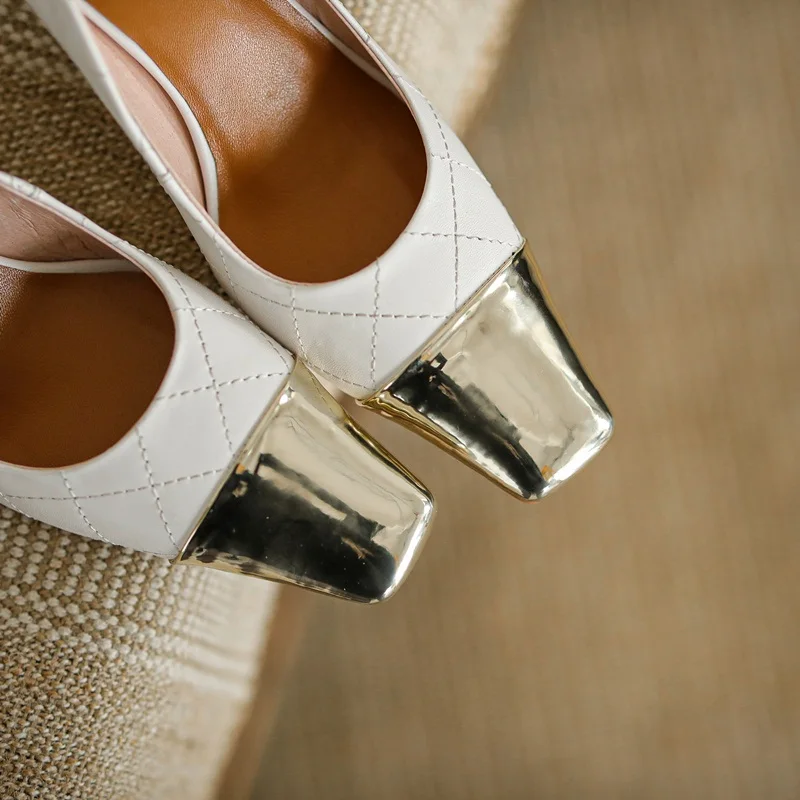 

Woman Shoes Leather High Heels Sexy Luxury Shoes Women Designers High Heels Ladies Dress Office Ladies Pointed Toe Spring Pumps