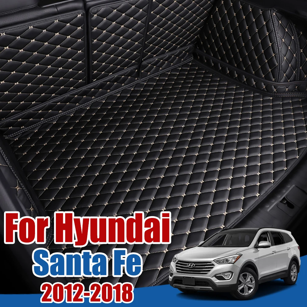 

Автомобильный лоток для багажника, защита для пола, подкладка для груза, коврик на заказ для Hyundai Santa Fe DM NC 2012 2013 2014 2015 2016 2017