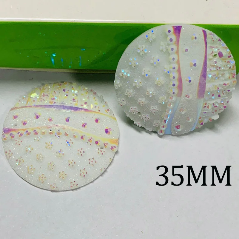Taidian КАПЛЕВИДНАЯ Смола пришивной кабошон для родного бисера 20 шт./лот