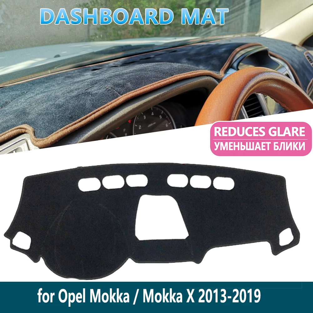 Коврик для приборной панели Opel Mokka Vauxhall X 2013 2014 2015 2017|Наклейки на автомобиль| |