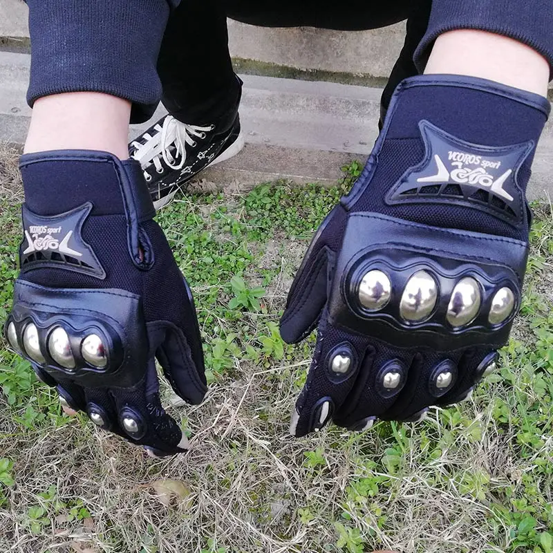 Full finger motorcycle gloves for GP pro racing guantes de moto verano steel protective shell atv dirtbike motocross | Автомобили и