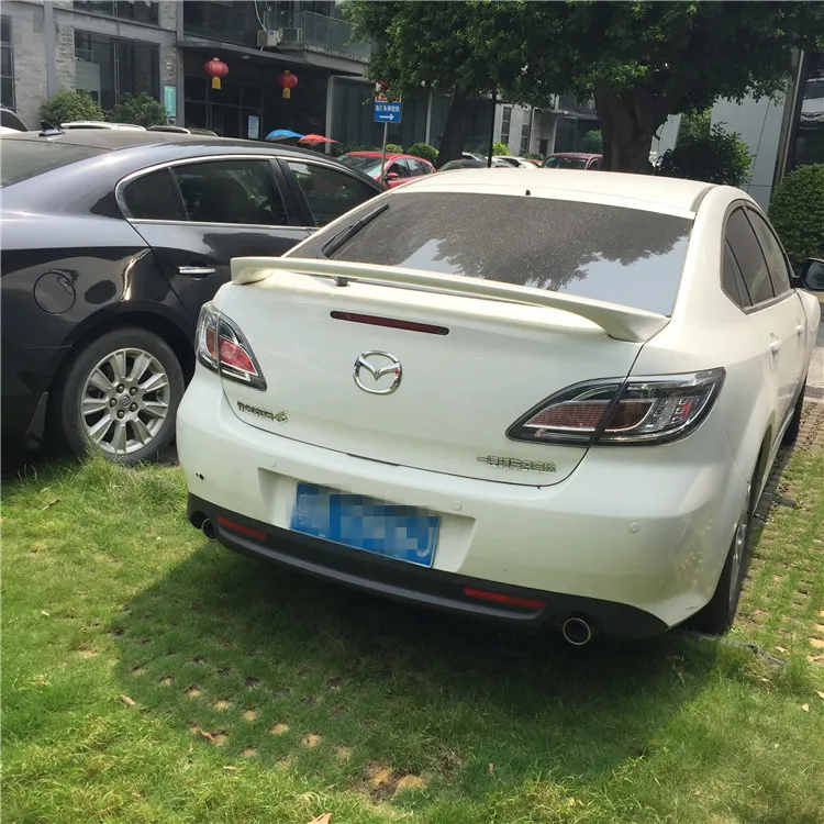 Спойлер для Mazda 6 2006 2013 Mazda6 Sedan RYDK спойлер из АБС пластика цветное заднее крыло