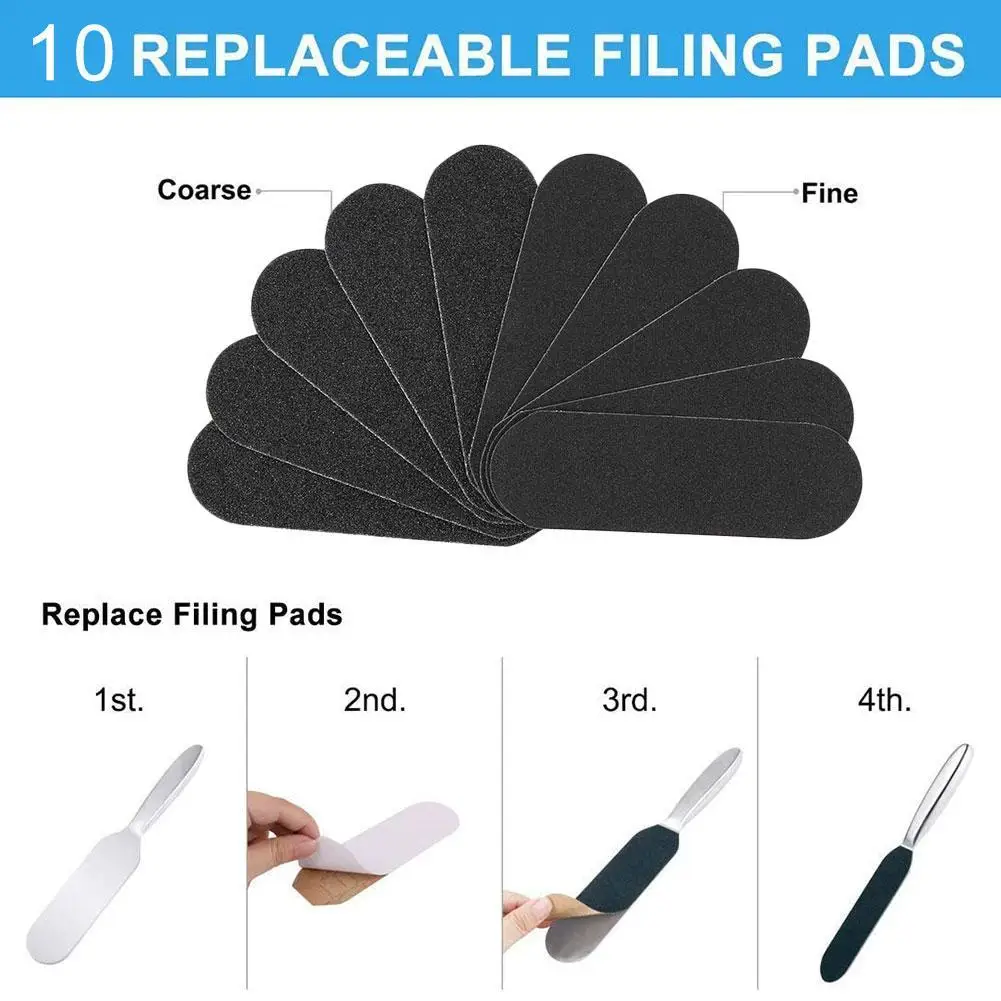 Педикюр средство для удаления мозолей двусторонняя стальная пилка ног с