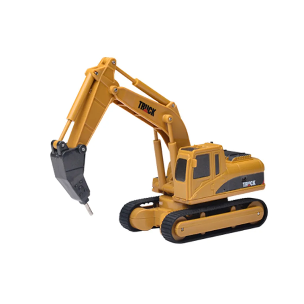 2.4G Simulation toy RC excavator toys with Musical and light Children's Boys RC truck Beach toys RC Engineering car tractor
