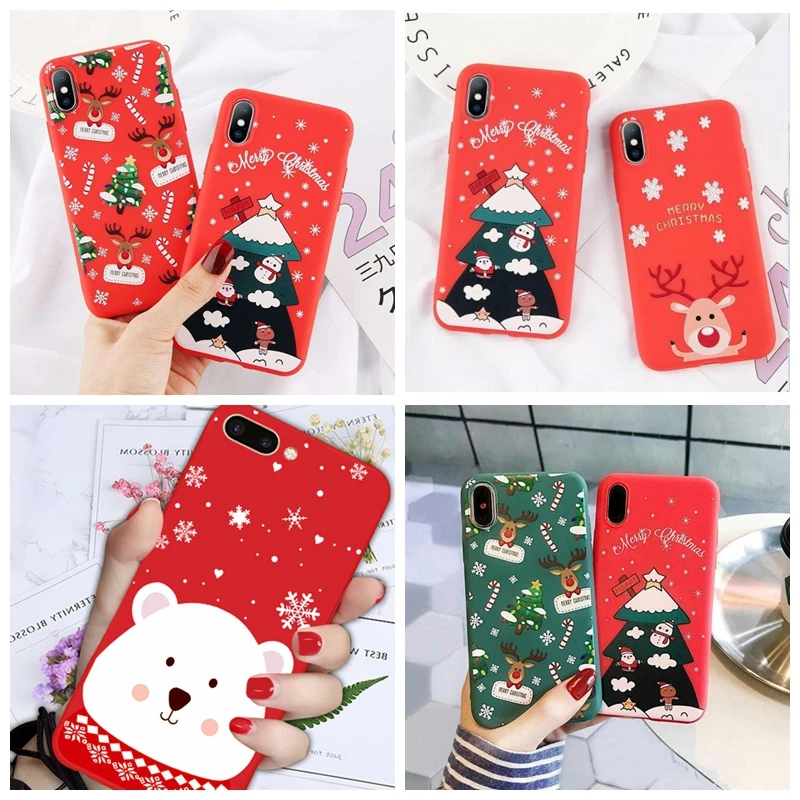 Счастливого Рождества мультфильм матовый чехол для Samsung Galaxy A50 A30 A50S A30S A20 A10 чехлы