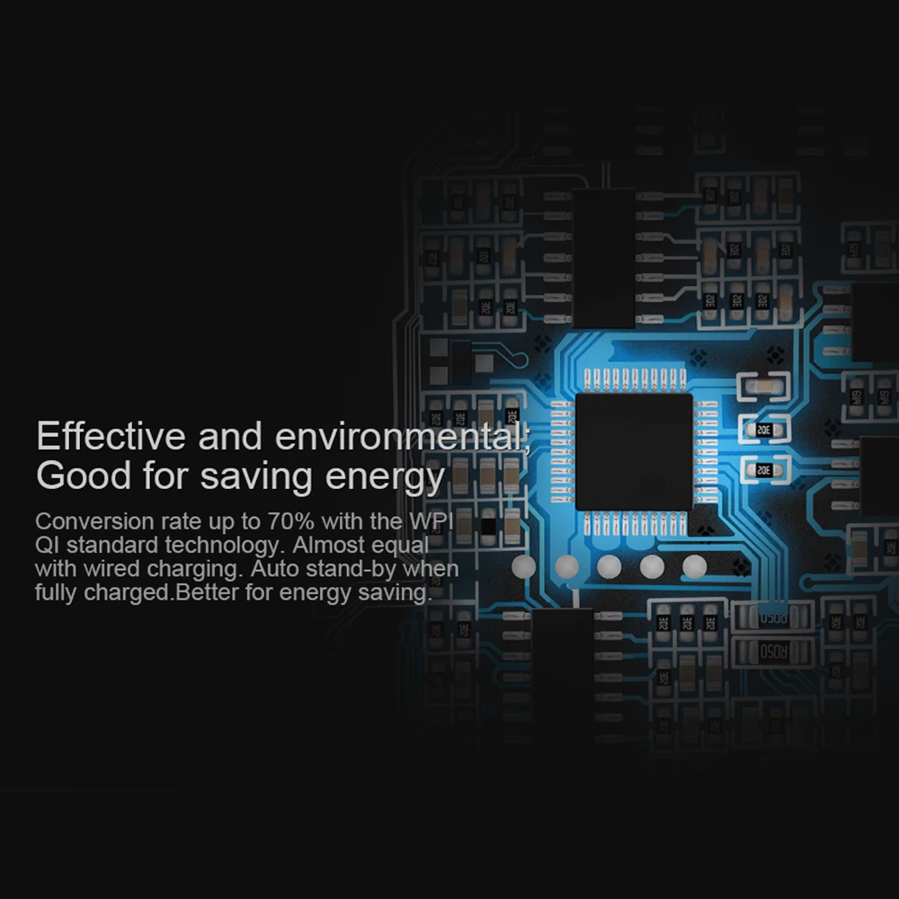 Беспроводное зарядное устройство Nillkin 10 Вт из искусственной кожи Qi для iPhone 11 Xs Max X