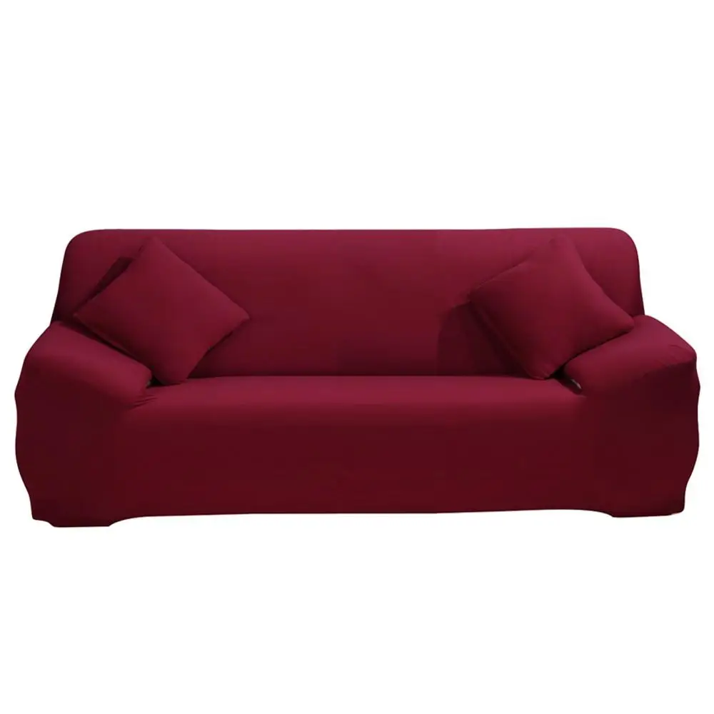 wine red Эластичные диван Ipad Mini 1/2/3/4 местный на двоих Sofacovers один из двух местный L-Стиль диван Чехол угловой диван Чехлы - Цвет: wine red