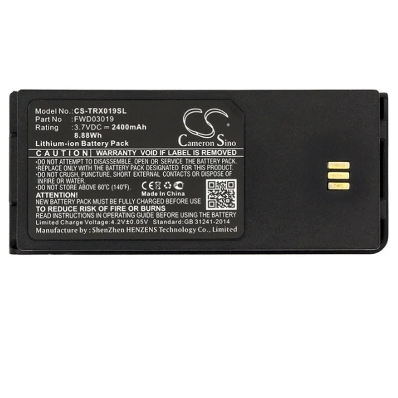 

Аккумулятор для двух телефонов тюрия XT, новая запасная литий-ионная фотовспышка, модель FWD03019 перезаряжаемый аккумулятор 3,7 в, 2400 мАч