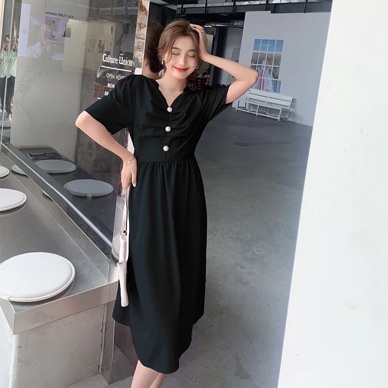 

French new dress long summer love dress to restore ancient ways small fairy skirt gentle temperament of tea spring model