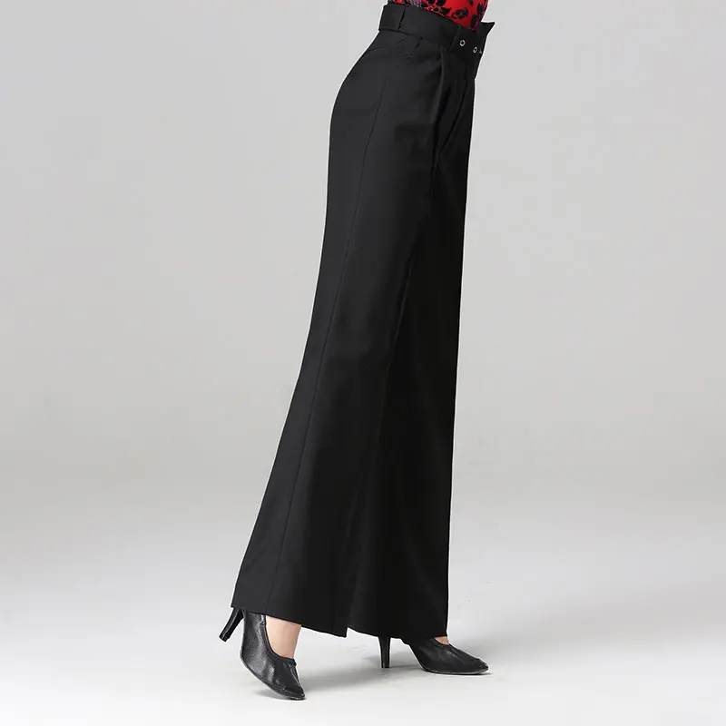 Новинка женские танцевальные брюки DOUBL с широкими штанинами танцевальная одежда