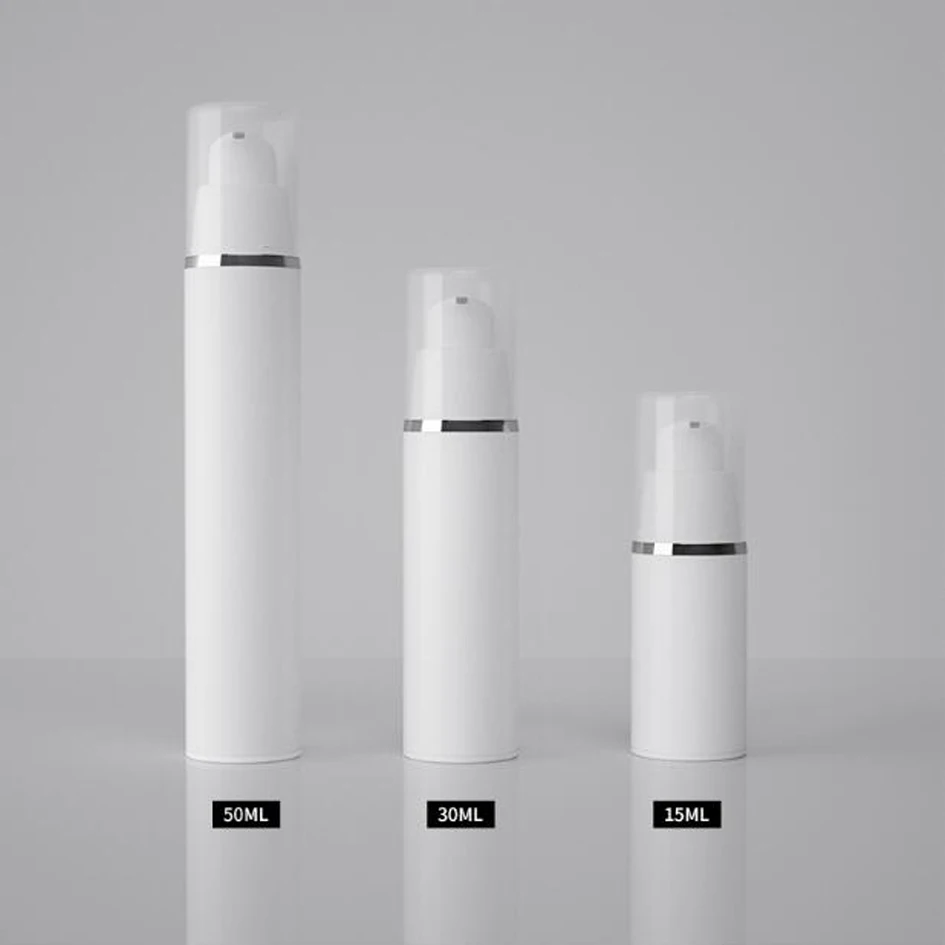 Free Shipping 15ml 30ml 50ml cylinder PP airless bottle vacuum pump lotion used for skincare packaging | Красота и здоровье