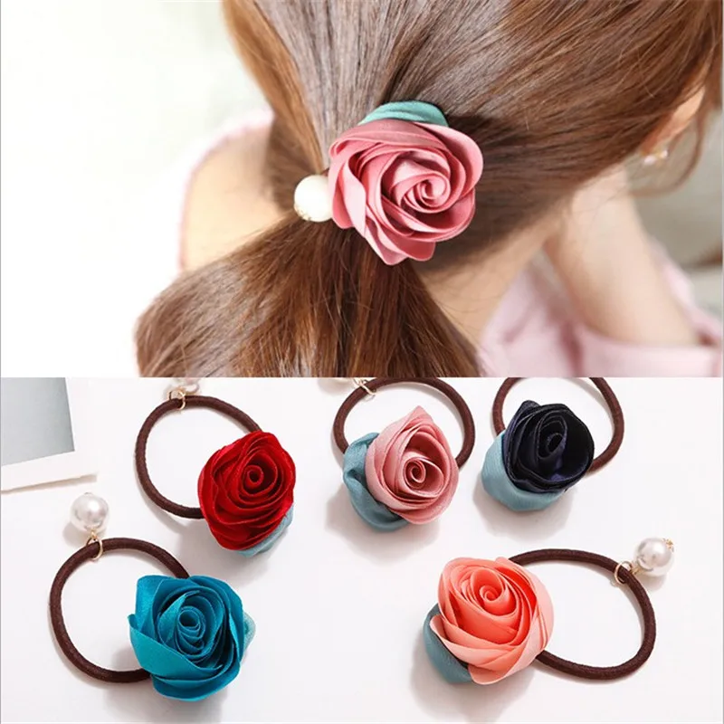 Женская резинка для волос в Корейском стиле эластичная заколка хвоста аксессуар