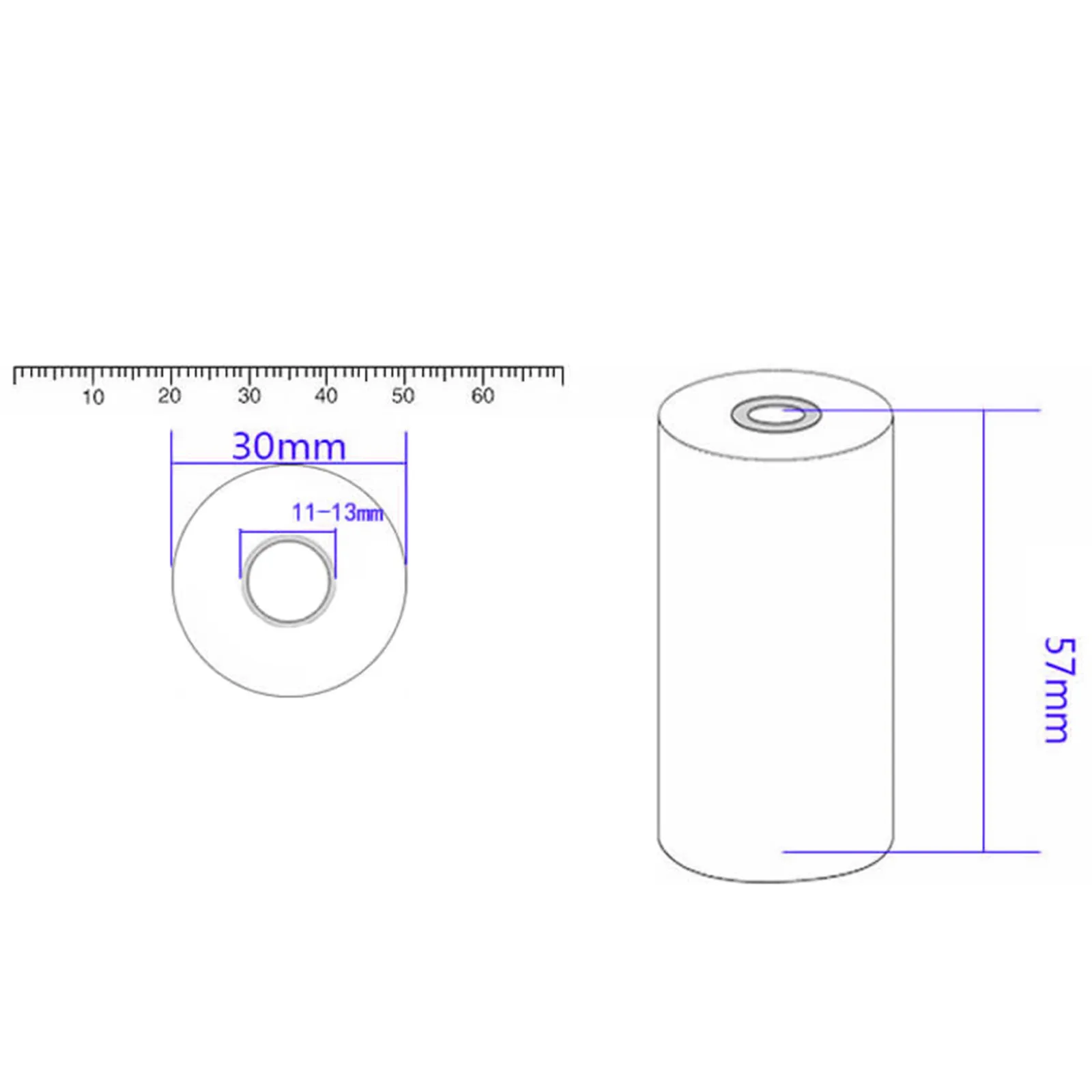 

Mini Portable Thermal Printer Paper Photo Pocket Thermal Printer Printing Wireless Bluetooth Printers 57x30mm Thermal Paper#p45