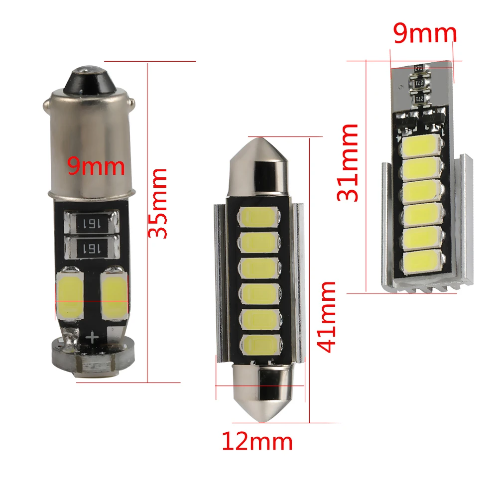 Идеальный белые светодиодные с Canbus лампа гирлянда для внутреннего купола Карта