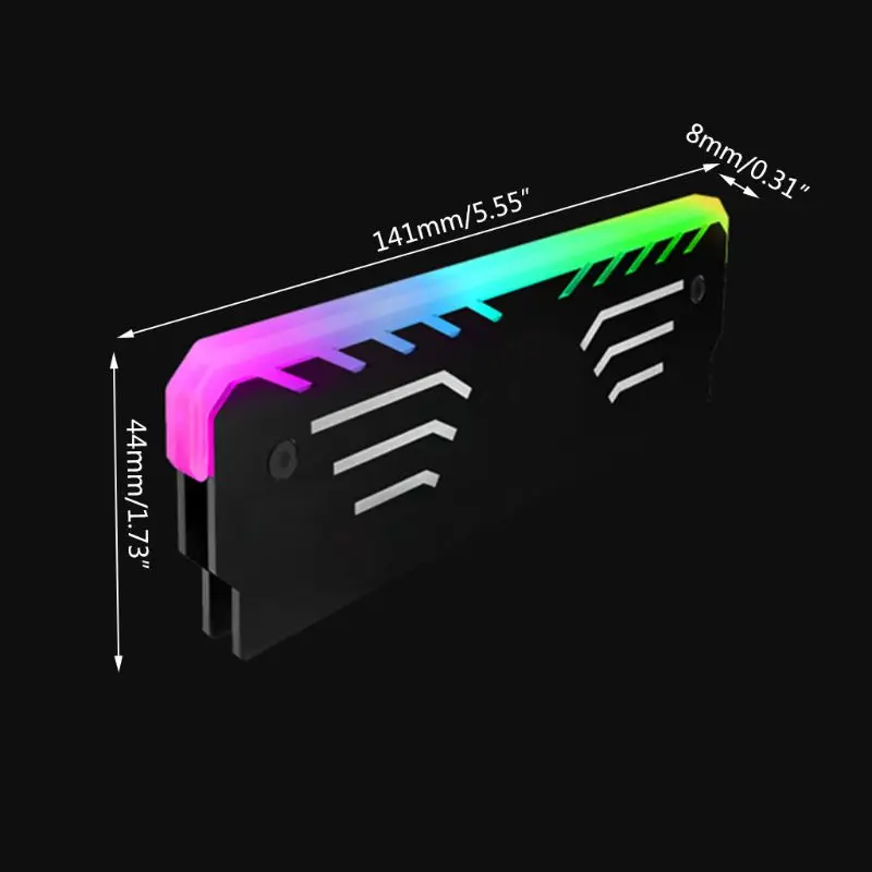 Кулер для оперативной памяти RGB радиатор охлаждающий жилет ПК игровой модуль DDR
