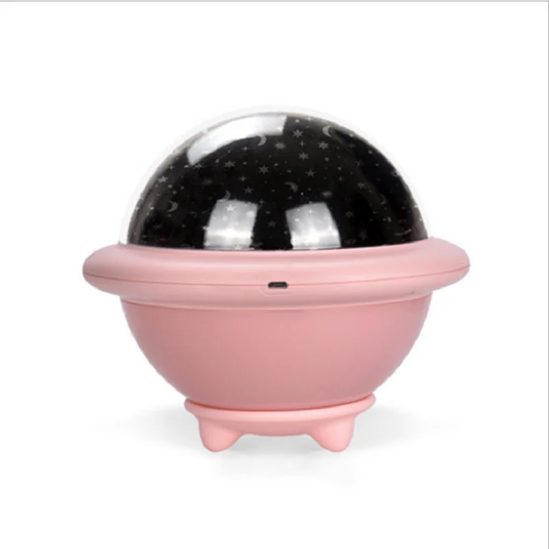 

USB charging Night Light UFO Stellar Projection Lamp Children's Bedside Lamp Night Lamp Christmas Children's Creative gift