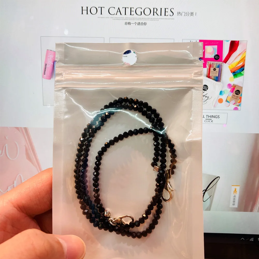 

5pcs/Lot New Shiny Beads Mask Pendant Chain Non-slip Crystal Necklace Eyeglasses Chain Strap Hang on Neck Glasses Holder Lanyard