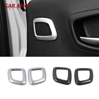 abs matte car back rear door inner speaker audio horn frame cover trim car styling accessories for jeep compass 2017 2018 2020