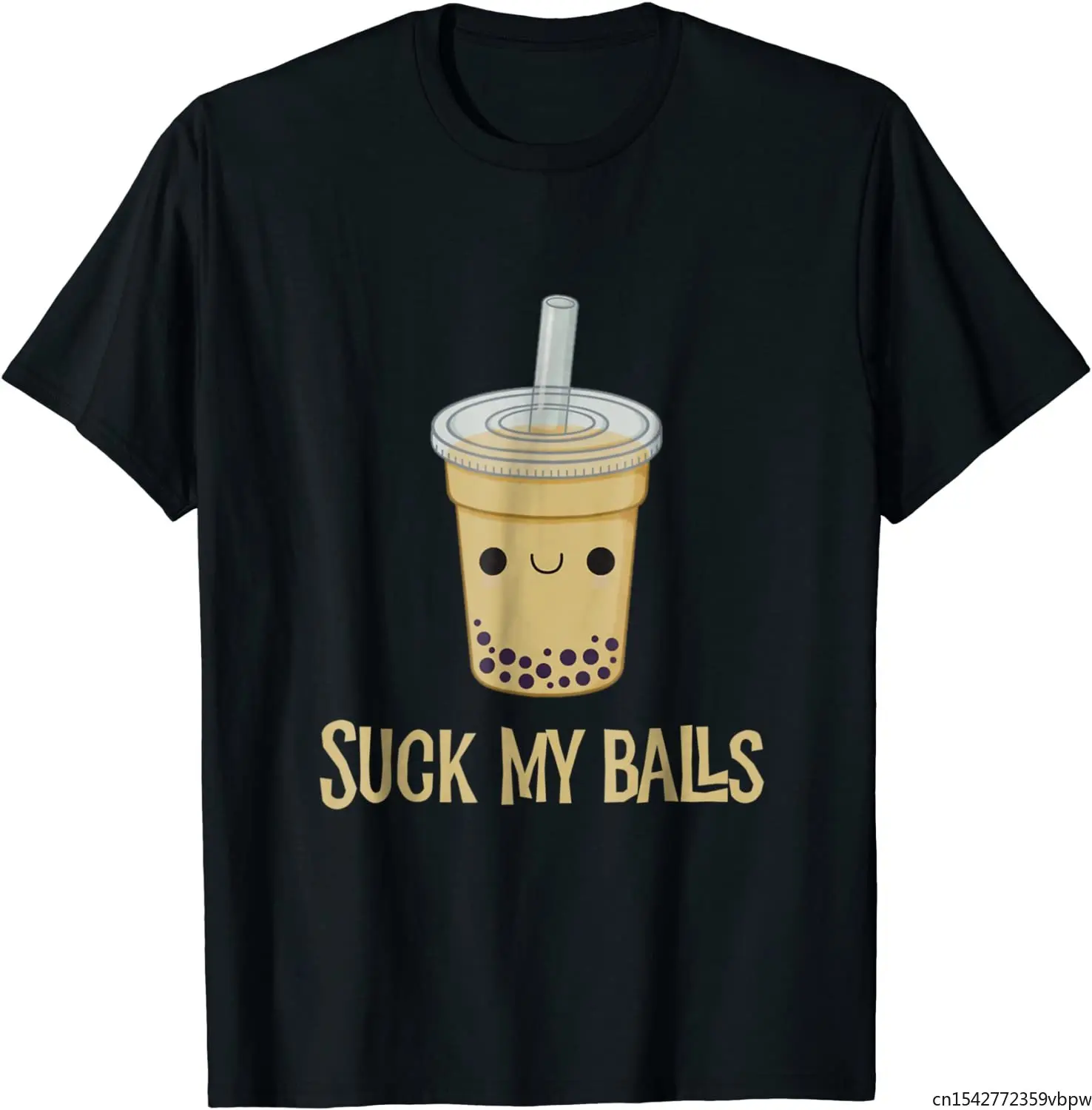 

Suck My Balls Funny Drink Boba Bubble Tea T-Shirt