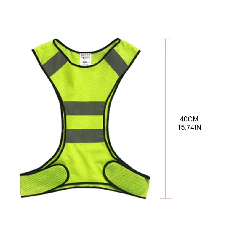 

Kids Running Reflective Mesh Vest Lightweight Children Riding Safety Outdoor Sport Safety Decorations Vest Multipurpose Sports O