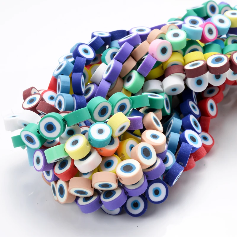 Смешанные бусины из полимерной глины диаметром 7 мм для поделок|Бусины| |