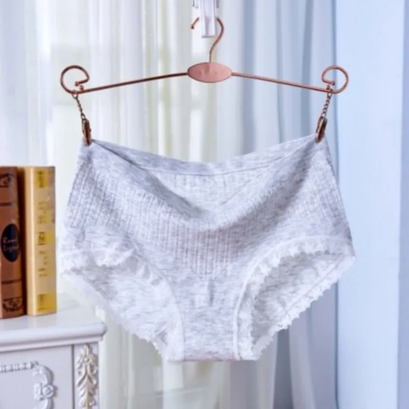 Сексуальное нижнее белье кружевные дышащие трусики в форме треугольника со