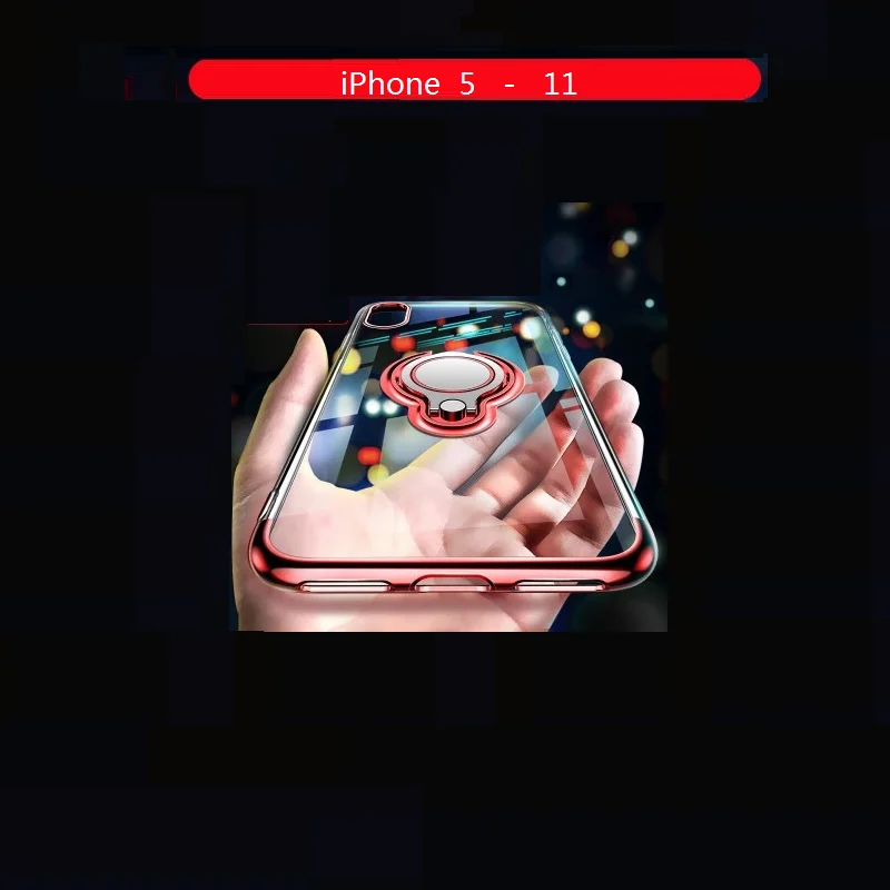 Самые популярные продукты роскошные кольца стенд покрытие прозрачный мягкий ТПУ