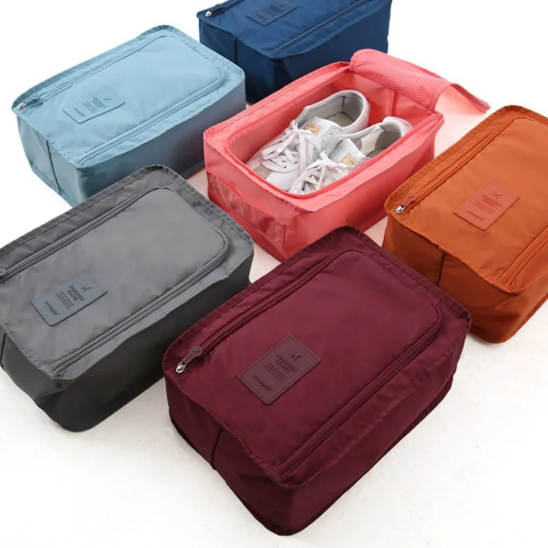 Дорожная Портативная сумка для обуви с ручкой водонепроницаемая легкая хранения