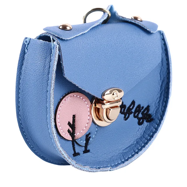 Blue Style2 Новинка года; Лидер продаж; кошелек из искусственной кожи для девочек; сумка-кошелек с кроликом на одно плечо; маленькая сумочка Для монет; кошелек для мелочи; детская сумка - Цвет: Blue Style2