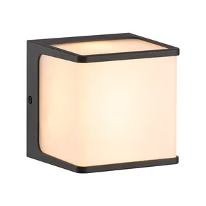 Наружный светильник, квадратный наружный настенный светильник из алюминия, наружный настенный светильник IP54, водонепроницаемая лампа для дома 1000Lm 15W 4000K