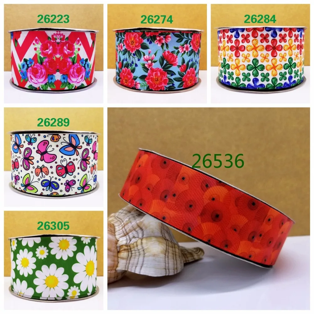 

Бесплатная доставка 50 ярдов мультяшная печатная корсажная лента 26536