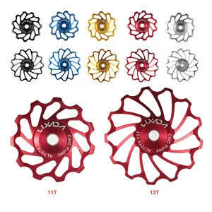 Lixada 1 шт., задний переключатель передач для горного велосипеда, фонарь с ЧПУ 7075, алюминиевый сплав, направляющая 11T 13T, дорожный велосипед, керамический шкив