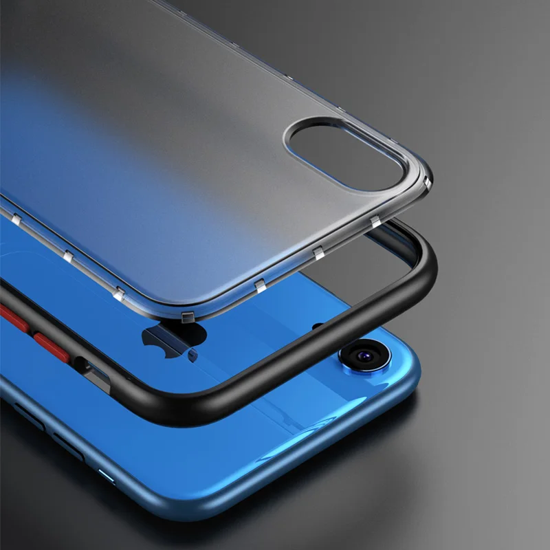 Новый прозрачный чехол для телефона Матовый удобный без отпечатков пальцев