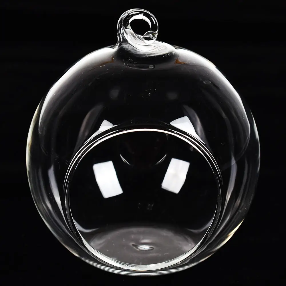 Прозрачный подвесной шар креативный стеклянный цветочный горшок украшение для