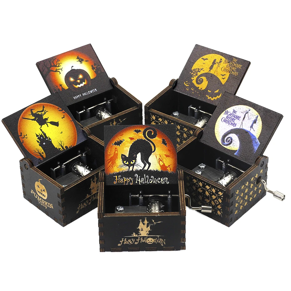 Новейшая музыкальная шкатулка на Хэллоуин Парк Юрского периода чудовище и