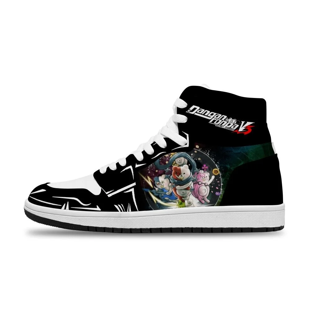 

2021 Japanese Hot Anime Danganronpa Diy Handsome Running Non-Slip Casual Shoes For Boys Unisex Fashion Sneakers