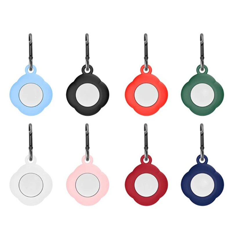 

1PC Protective Cover For Aircovered AirTag Case Silicone Protector Bumper Case Compatible with AirTags Tracker Buckle